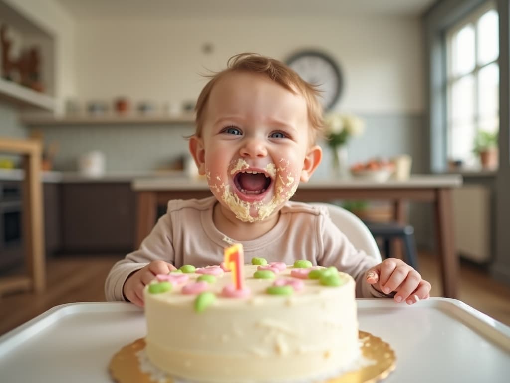 Birthday cake baby
