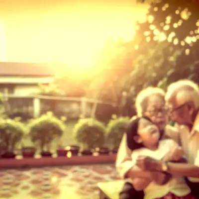 Grandparents with grandchildren